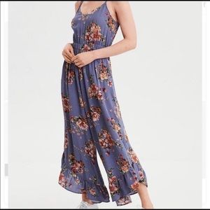 American Eagle Floral Jumpsuit